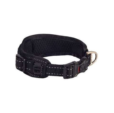 Rogz Classic Padded Collar Large Black 30-42cm