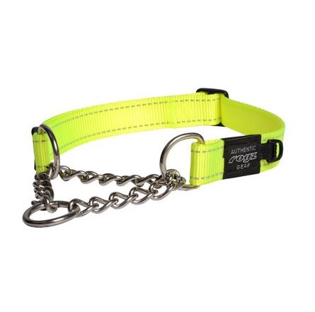 Rogz Control Chain Collar Dayglo Extra Large 50-70cm