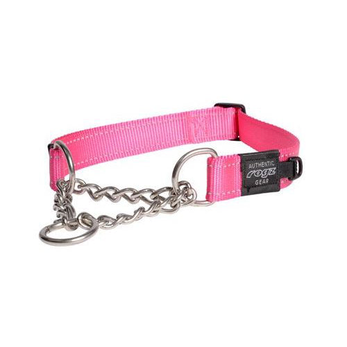 Rogz Control Chain Collar Pink Large 37-56cm
