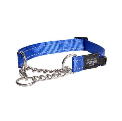 Rogz Control Chain Collar Blue Large 37-56cm