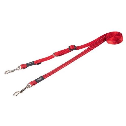 Rogz Control Multi Lead Red Large 2m x 20mm