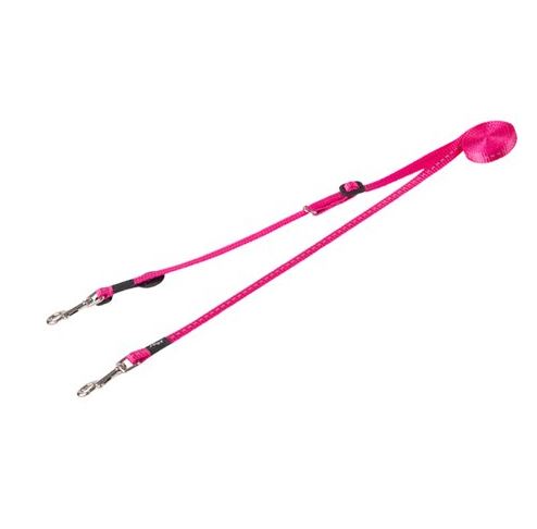 Rogz Control Multi Lead Pink Small 2.2m x 11mm