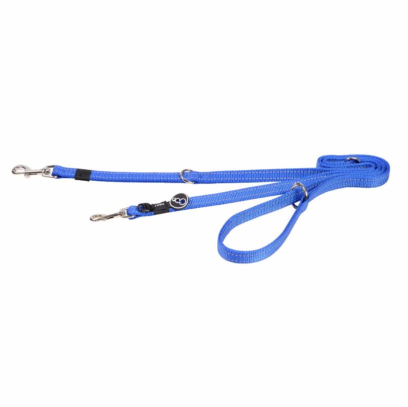 Rogz Multi Lead Blue Large 1.8m x 20mm