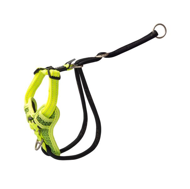 Rogz Stop Pull Harness Medium Dayglo 32-52cm