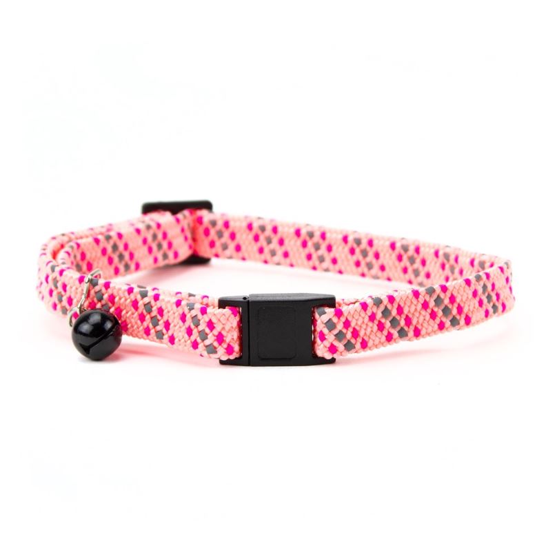 Great & Small Reflective Pink Cat Collar