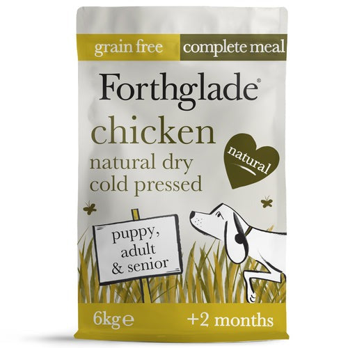 Forthglade Chicken Cold Pressed Natural Grain Free Dry Dog Food 6kg