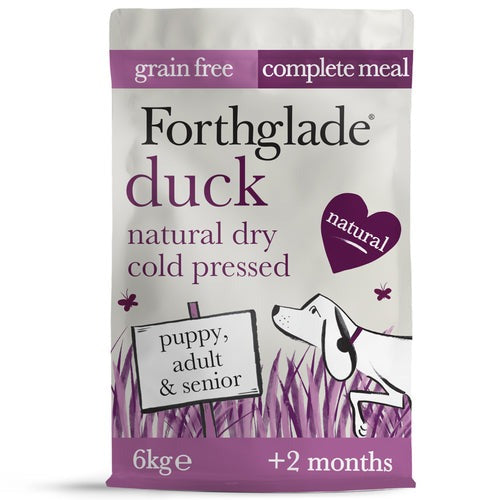 Forthglade Duck Grain Free Cold Pressed Natural Dry Dog Food 6kg