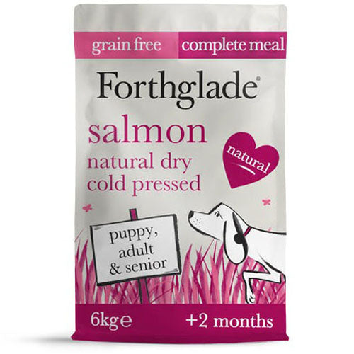 Forthglade Salmon Grain Free Cold Pressed Natural Dry Dog Food 6kg