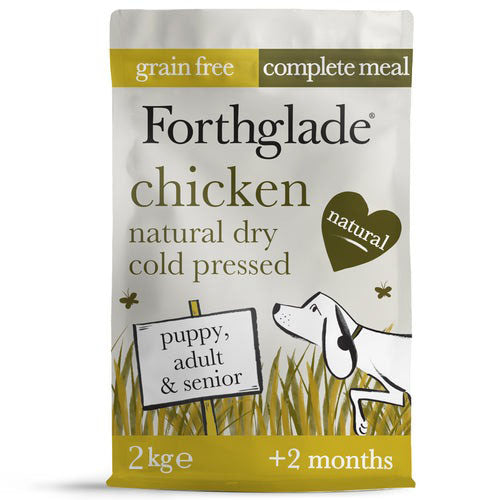 Forthglade Chicken Cold Pressed Natural Grain Free Dry Dog Food 2kg