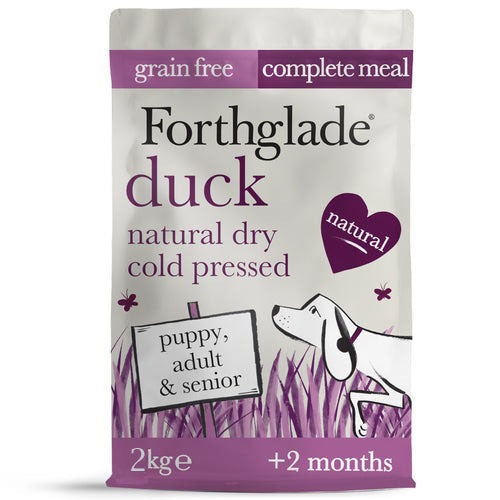 Forthglade Duck Grain Free Cold Pressed Natural Dry Dog Food 2kg