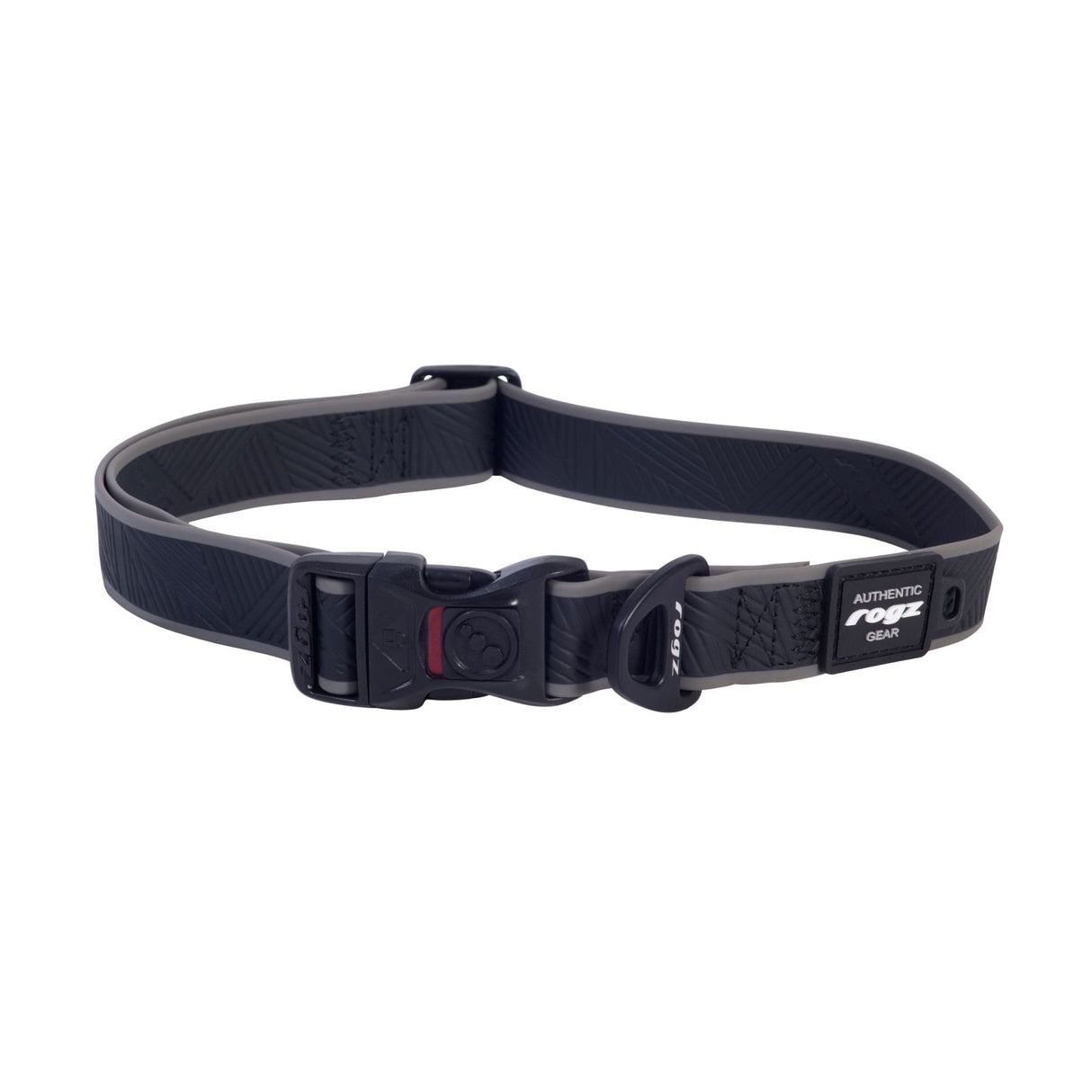 Rogz Amphibian Classic Collar Black 43-70cm XL