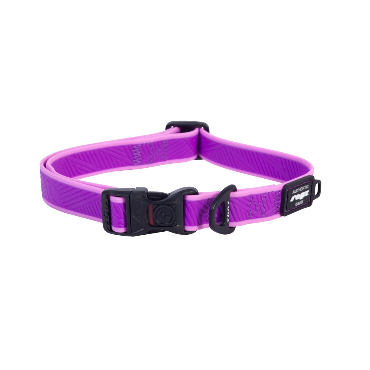 Rogz Amphibian Classic Collar Purple 34-56cm Large