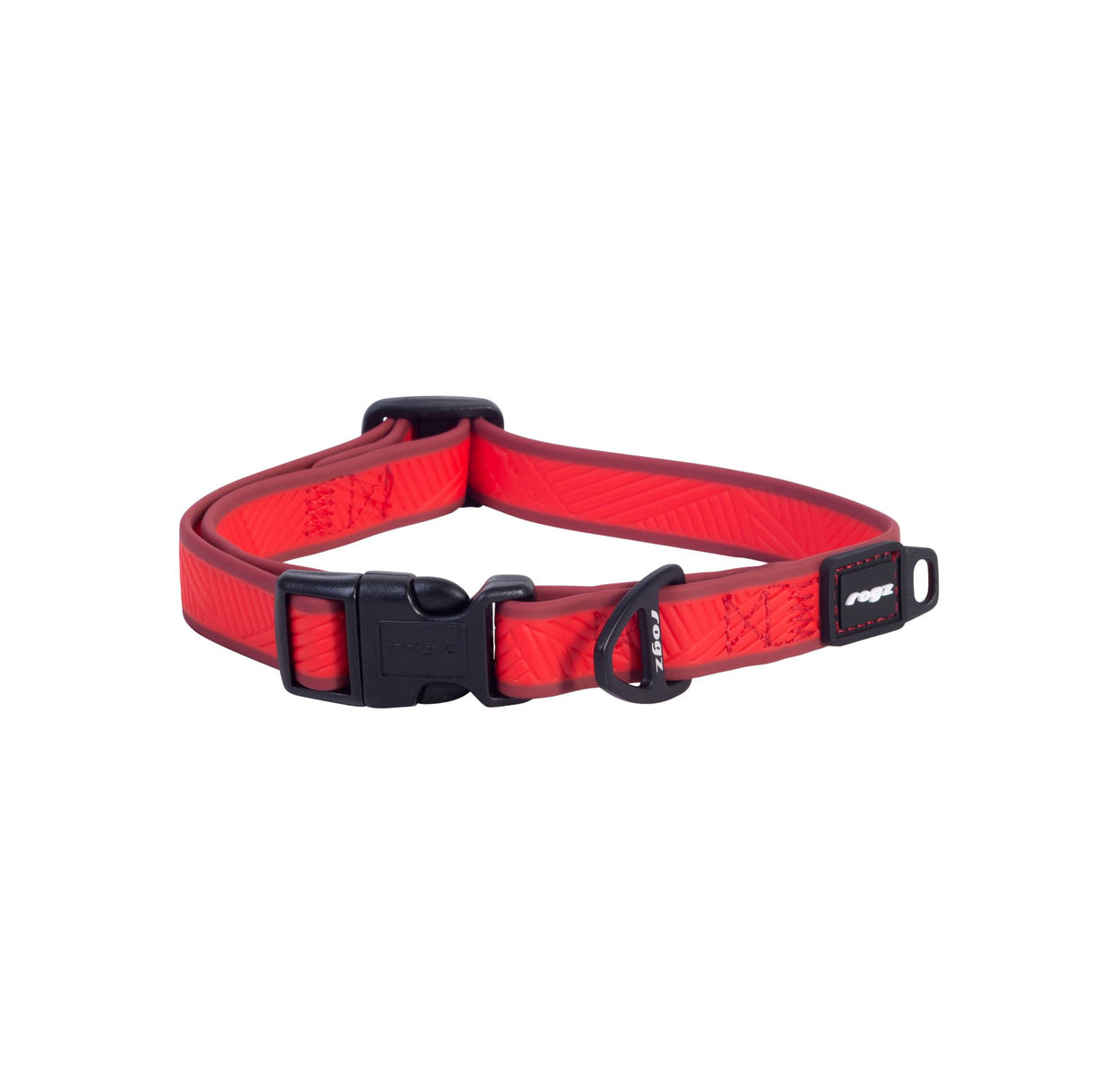 Rogz Amphibian Classic Collar Red 26-40cm Medium