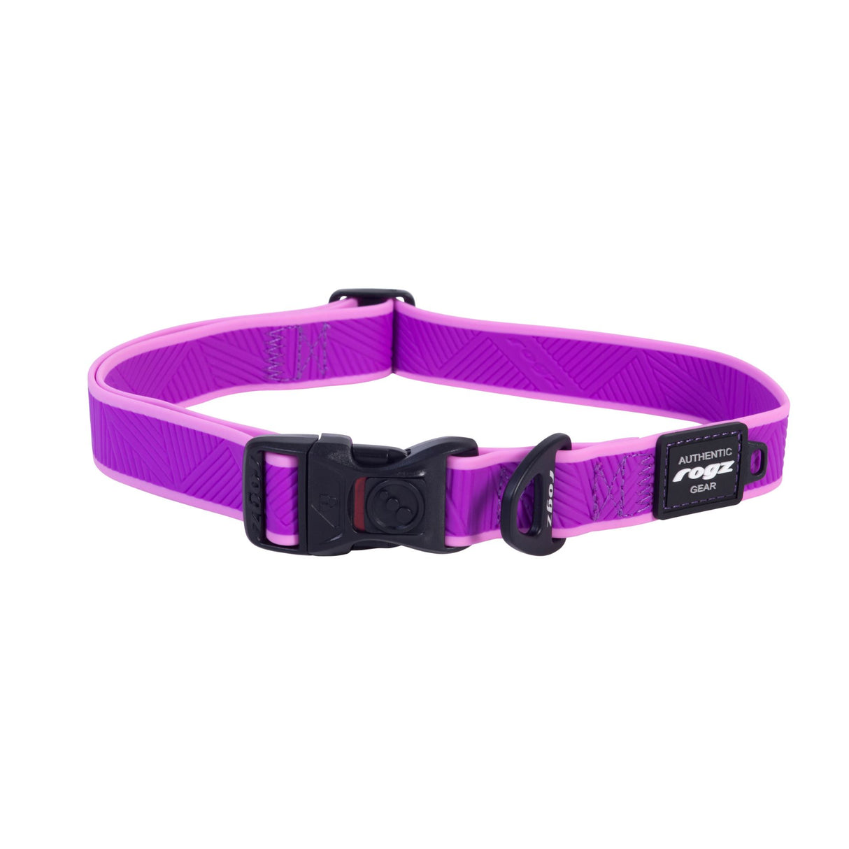 Rogz Amphibian Classic Collar Purple 43-70cm XL