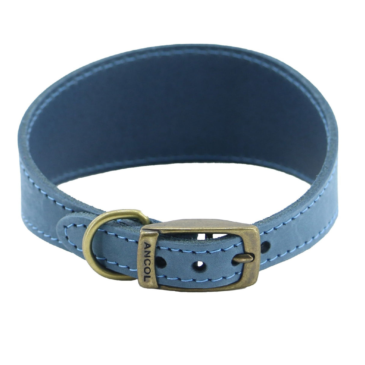 Ancol Timberwolf Greyhound Collar Blue 34-43cm Size 4