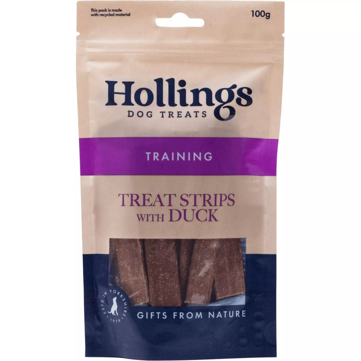 Hollings Dog - Real Meat Treat Duck 100g