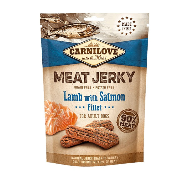 Carnilove Dog - Jerky Lamb With Salmon Fillet Treats 100g