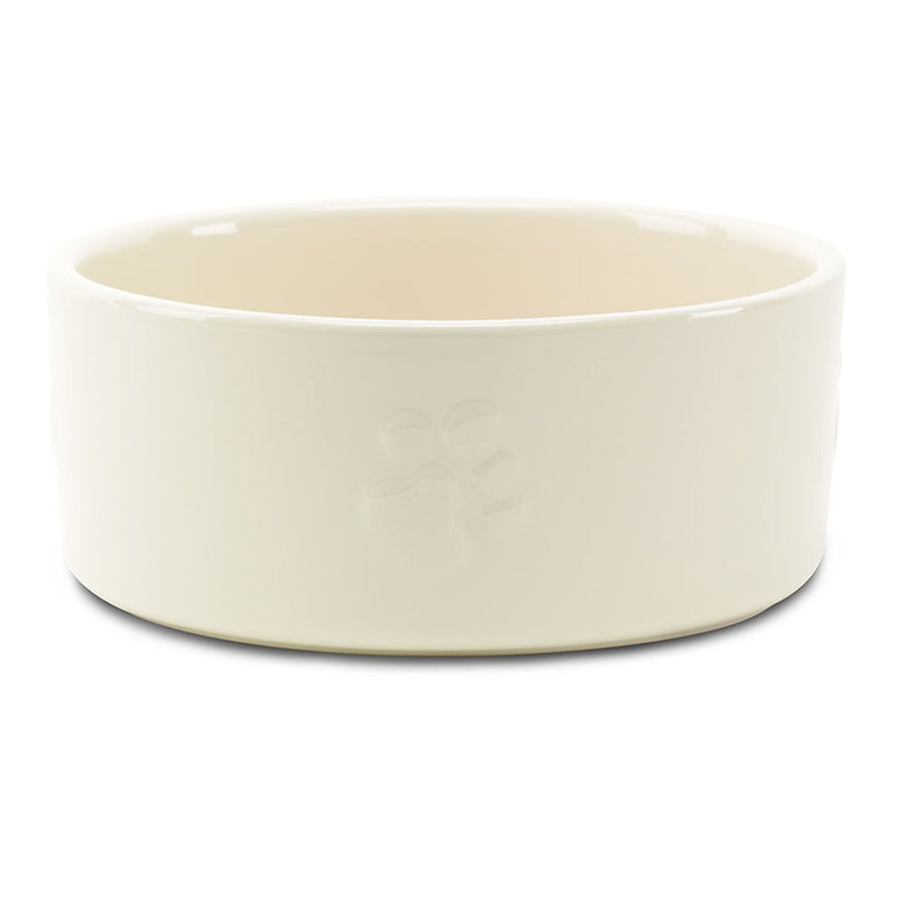 Scruffs Icon Food Bowl 25cm Cream