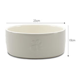 Scruffs Icon Food Bowl 25cm Light Grey