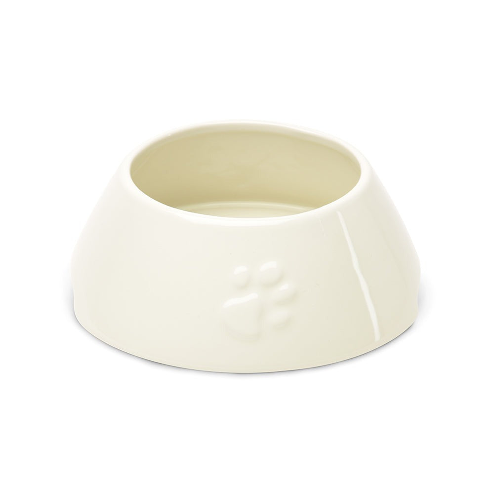 Scruffs Icon Long Eared Dog Bowl 21cm Cream