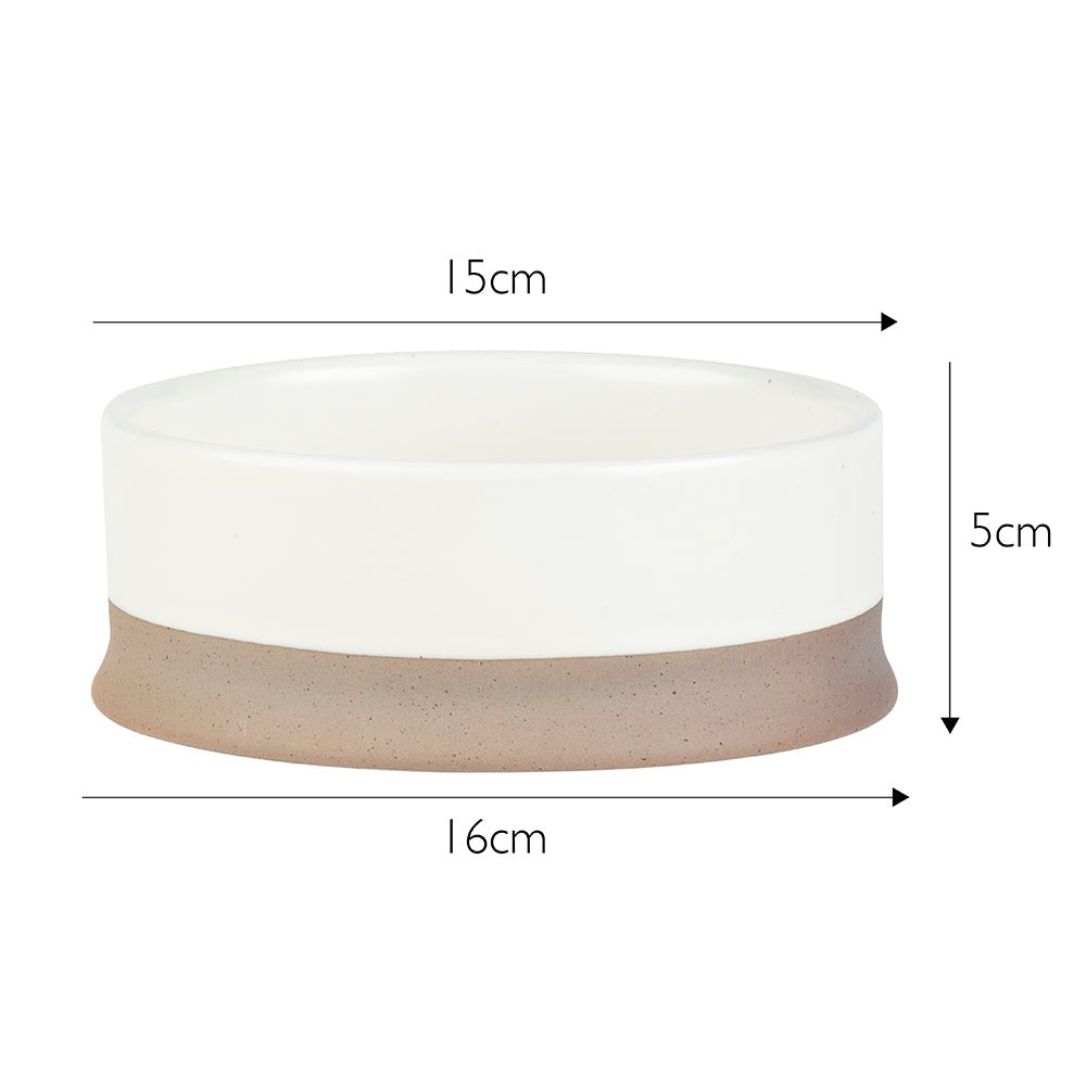 Scruffs Scandi Dog Bowl 16cm Cream