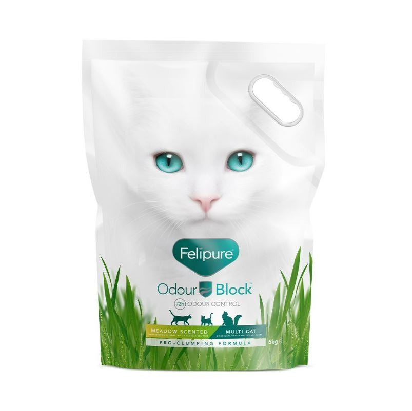 Felipure Multi Cat Meadow Scented Litter 6kg