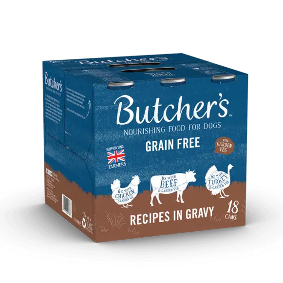 Butchers Tins Grain Free Recipes In Gravy 18x400g