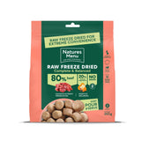 Natures Menu Dog - Complete & Balanced 80/20 Freeze Dried Beef 250g