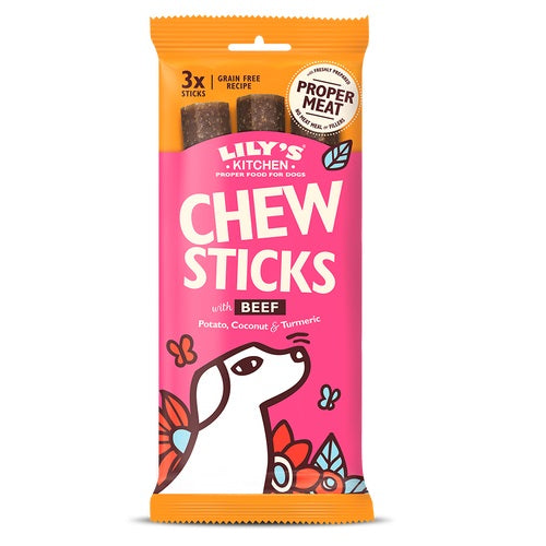 Lily's Kitchen Dog Chew Sticks Beef 120g