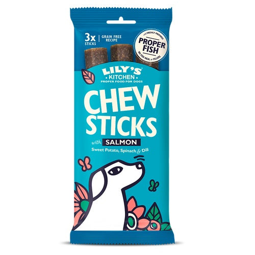 Lily's Kitchen Dog Chew Sticks Salmon 120g