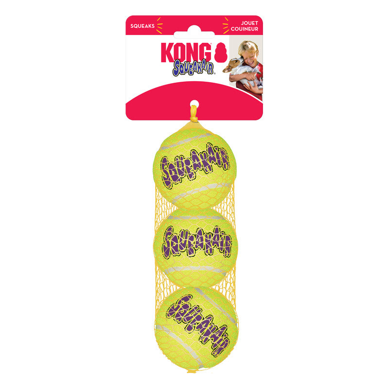 KONG SqueakAir Ball 3 Pack Medium