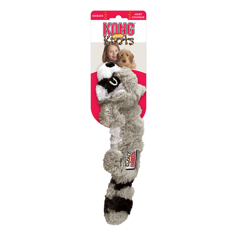 KONG Scrunch Knots Racoon S/M