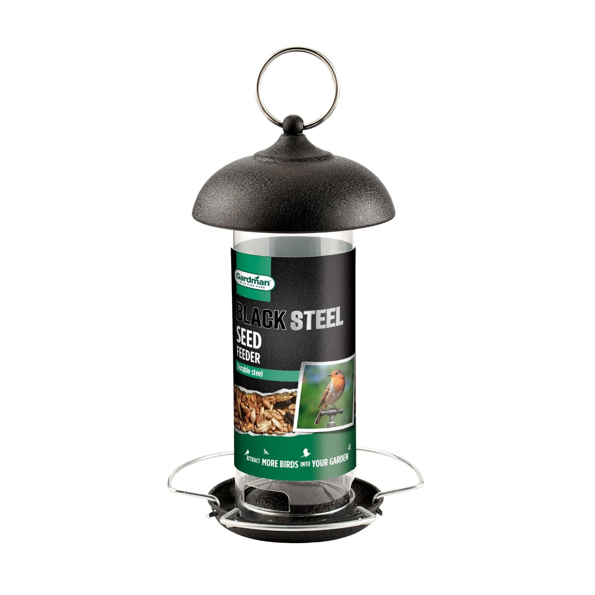 Gardman Black Steel Feeder Seed