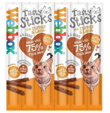 Webbox Cat Tasty Sticks Turkey & Lamb 30g