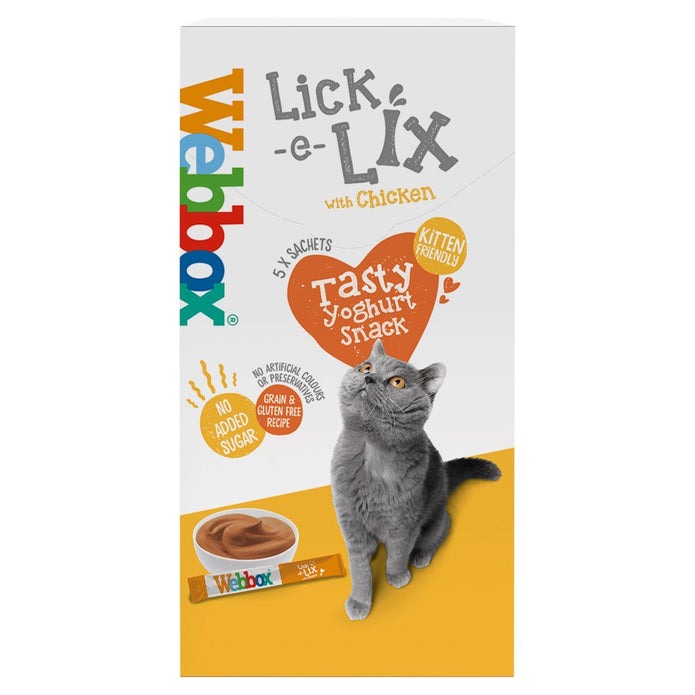 Webbox Cats Lick-e-Lix Chicken 5x15g