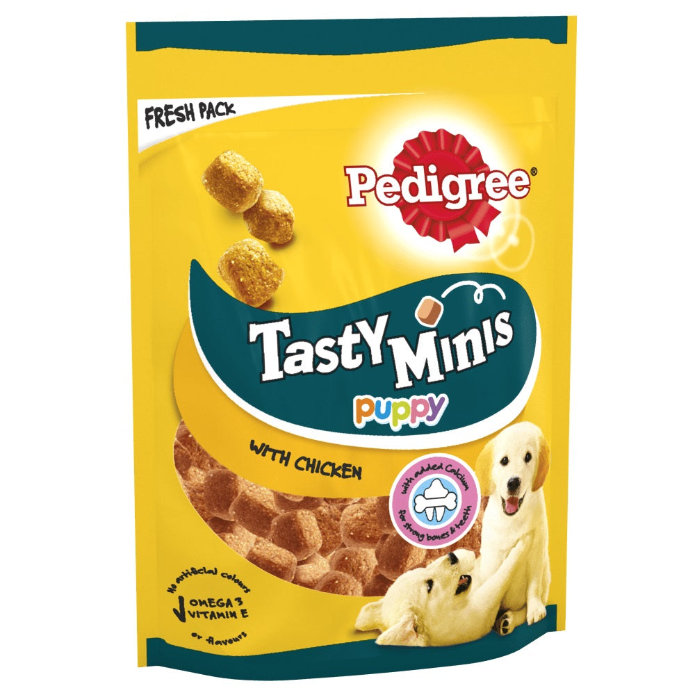 Pedigree Tasty Minis Puppy Chewy Cubes Chicken 125g