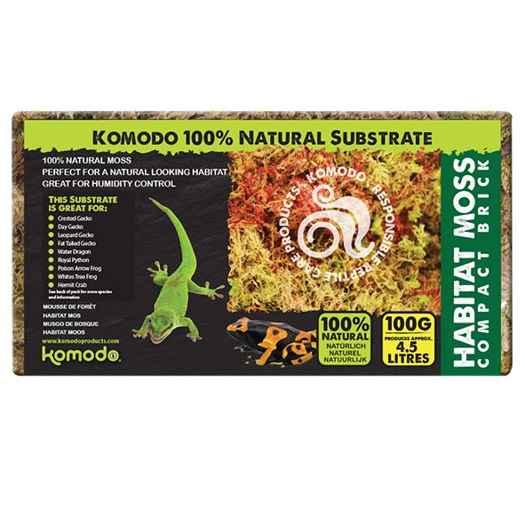 Komodo Habitat Moss Compact Brick