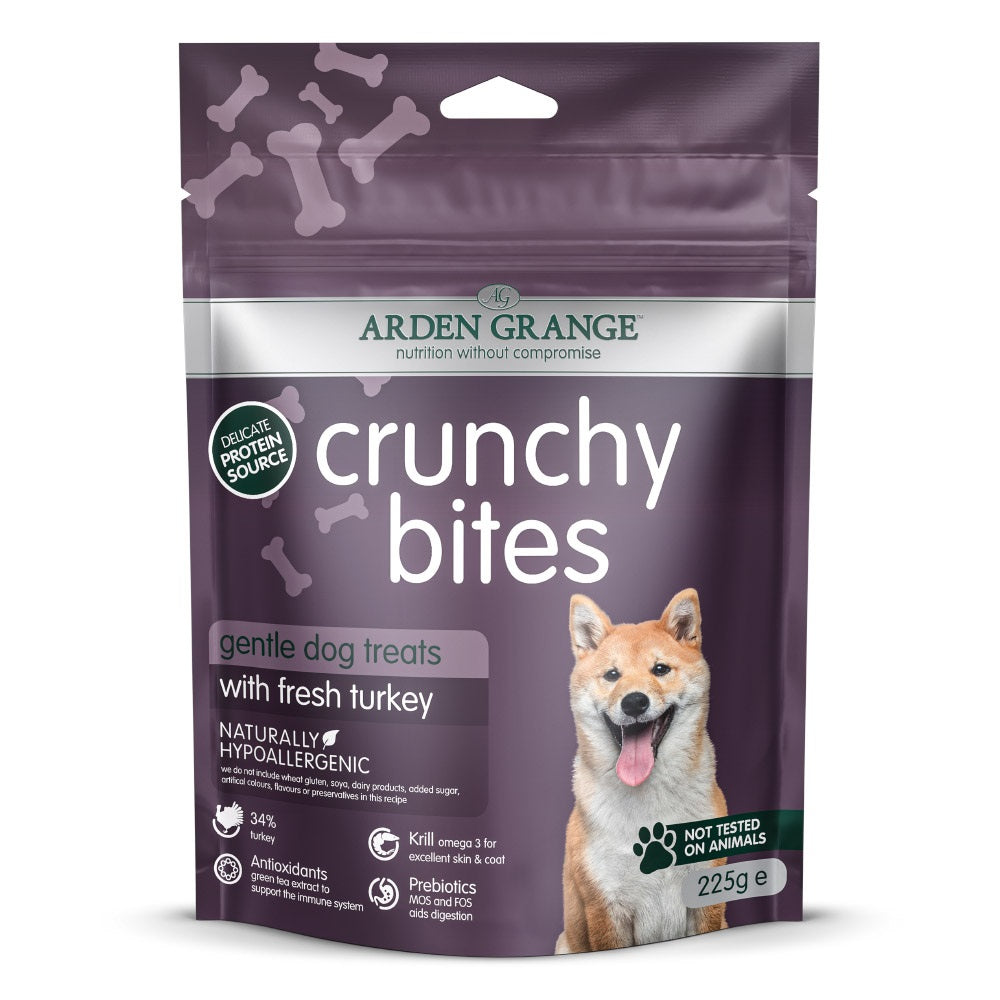 Arden Grange Crunchy Bites Turkey 225g