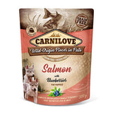 Carnilove Dog - Puppy Pouch Salmon With Blueberries In Pate 300g