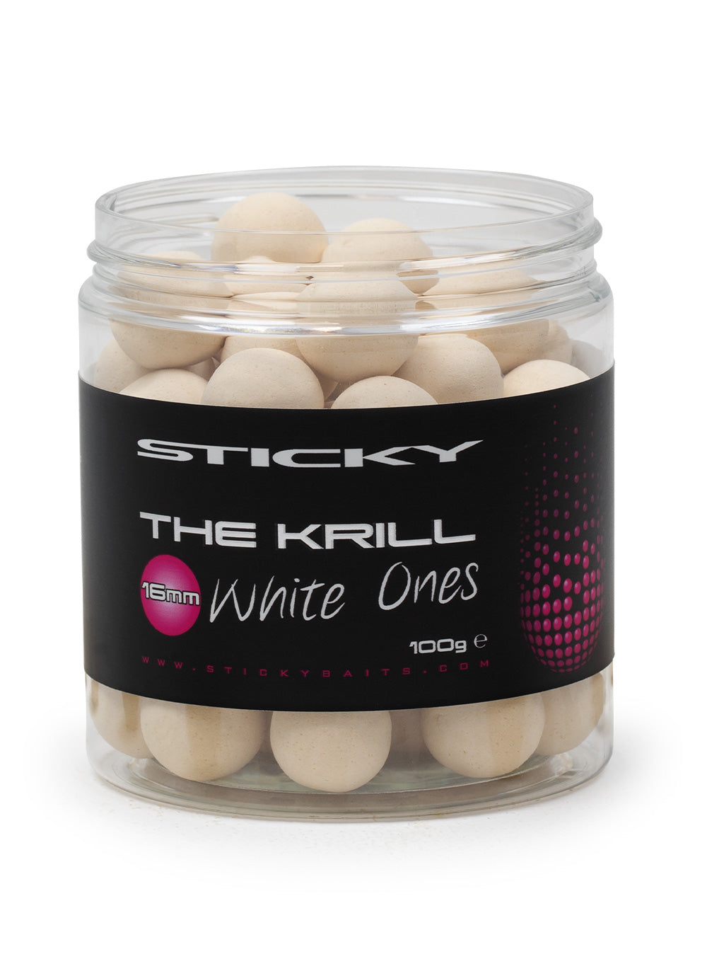 Sticky Baits The Krill Pop Ups White Ones 16mm