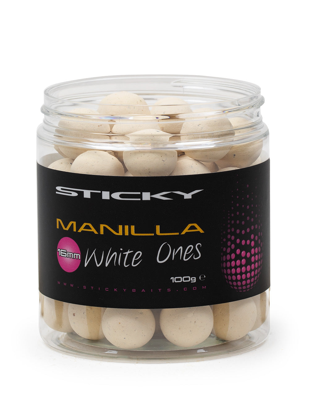 Sticky Baits Manilla White Ones Pop Ups 14mm 100g