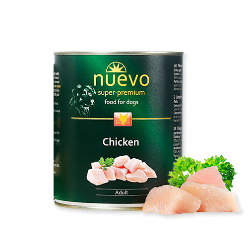 Nuevo Dog Adult Chicken 6x800g