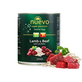 Nuevo Dog Senior Lamb & Beef With Oat Flakes 6x800g