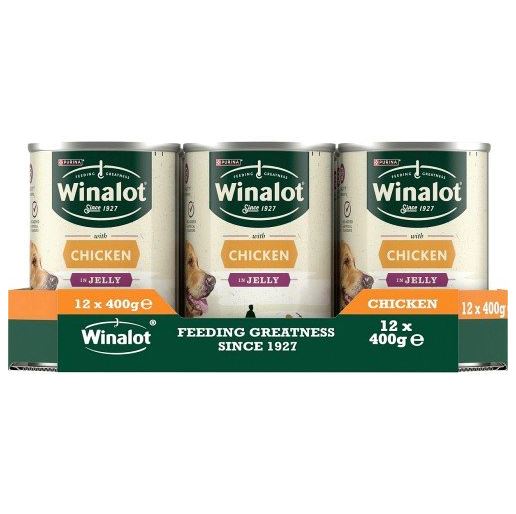 Winalot Tins Chicken In Jelly 12x400g