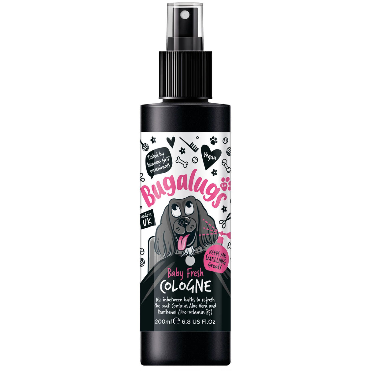 Bugalugs Dog Cologne Baby Fresh 200ml