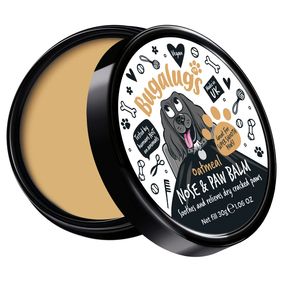 Bugalugs Paw & Nose Balm Oatmeal 30g