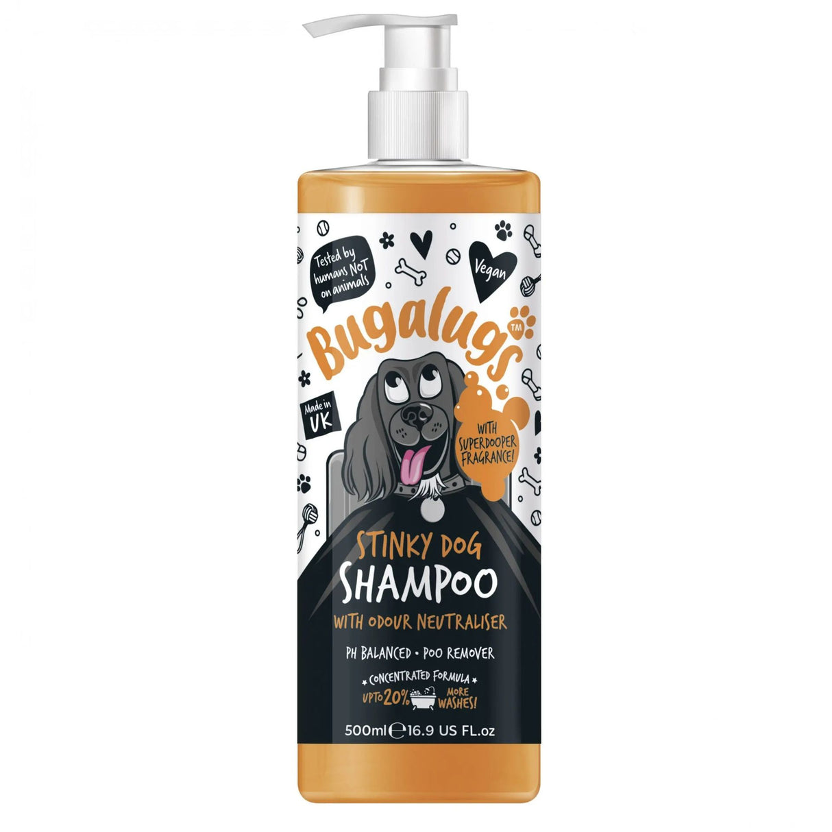 Bugalugs Shampoo Stinky Dog With Odour Neutraliser 500ml