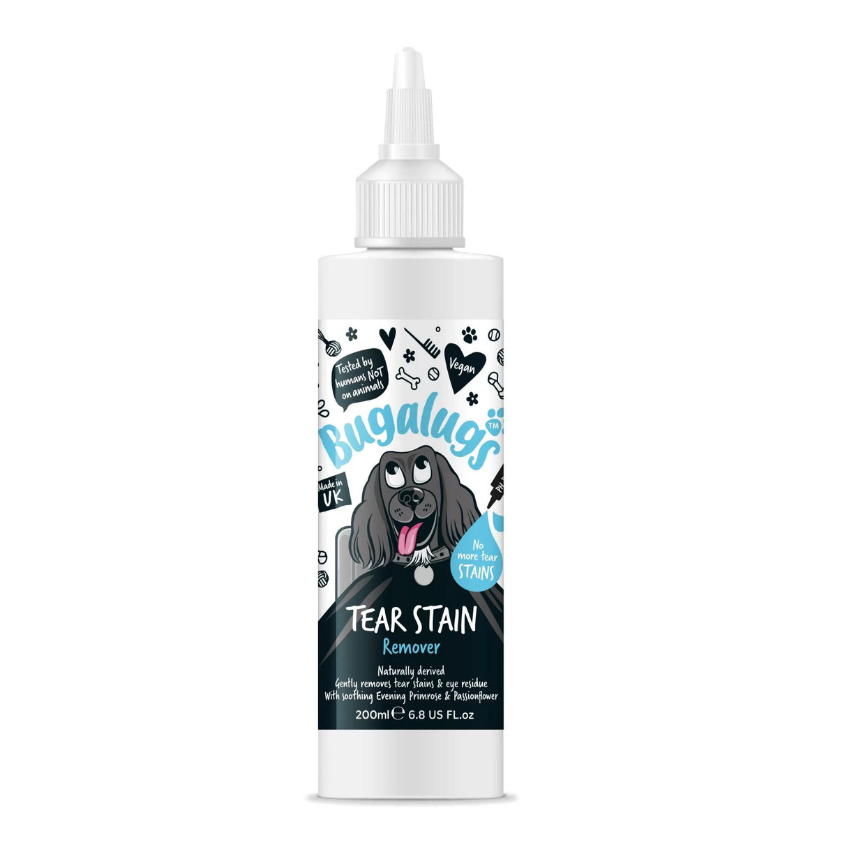 Bugalugs Tear Stain Remover Solution For Dogs 200ml