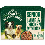 James Wellbeloved Dog - Senior Pouch Lamb & Chicken With Rice 12x90g