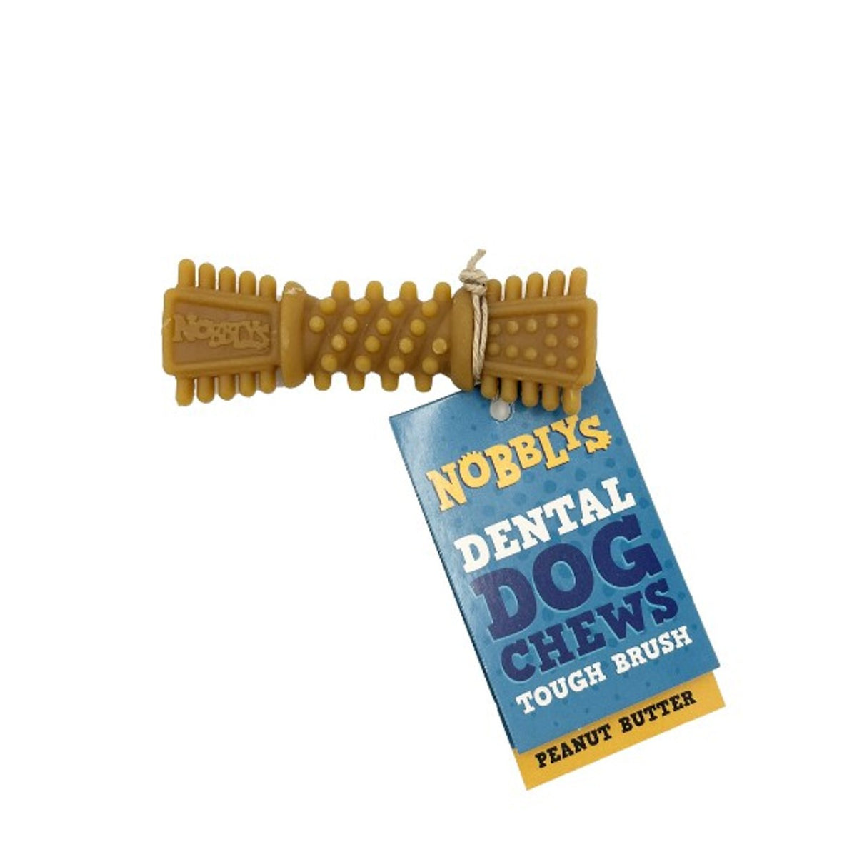 Petello Nobblys Tough Brush Peanuts Butter Chew 25g